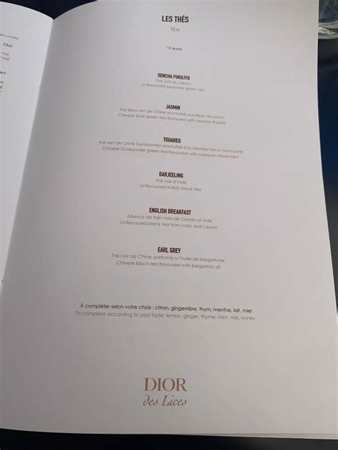 dior des lices st tropez menu|dior st tropez menu.